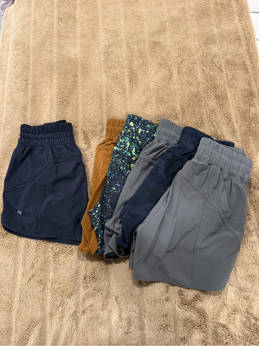 Lululemon Track That Shorts High-Rise Lined 5” and Mid-Rise Lined 3”